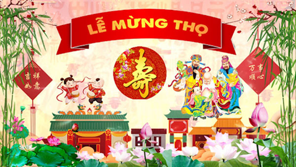 Mẫu in phông bạt mừng thọ trang trí mới nhất hiện nay