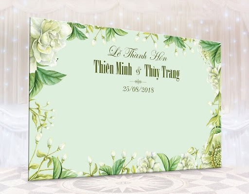 Tổng hợp mẫu phong cưới in bạt đẹp cho các cặp đôi ngày cưới